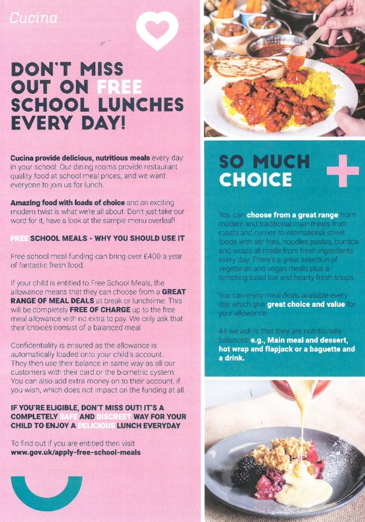 Cucina School Lunches