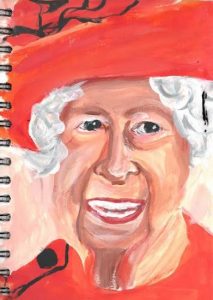 MGGS Artworks of Her Magesty Queen Elizabeth II_commemoration
