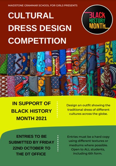 MGGS Fashion & Textiles - Black History Month Competition