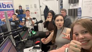 MGGS Students broadcast live on Maidstone Radio