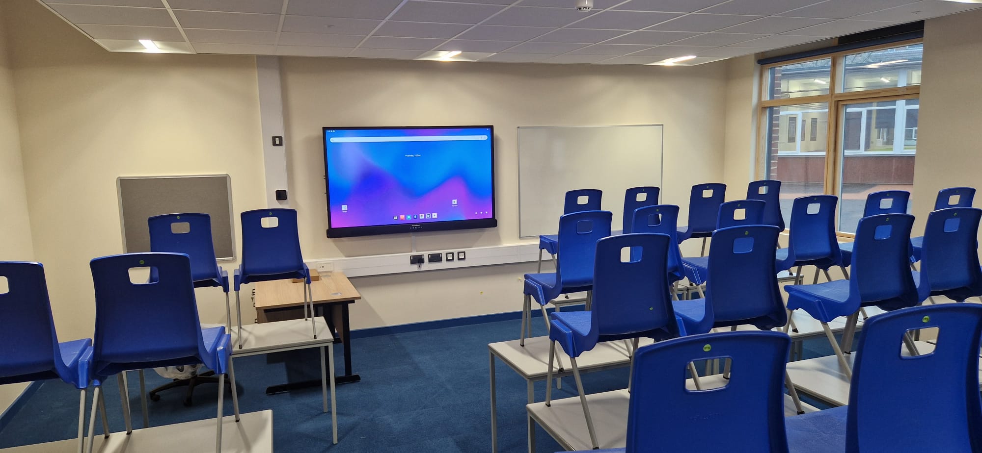 New building board installation