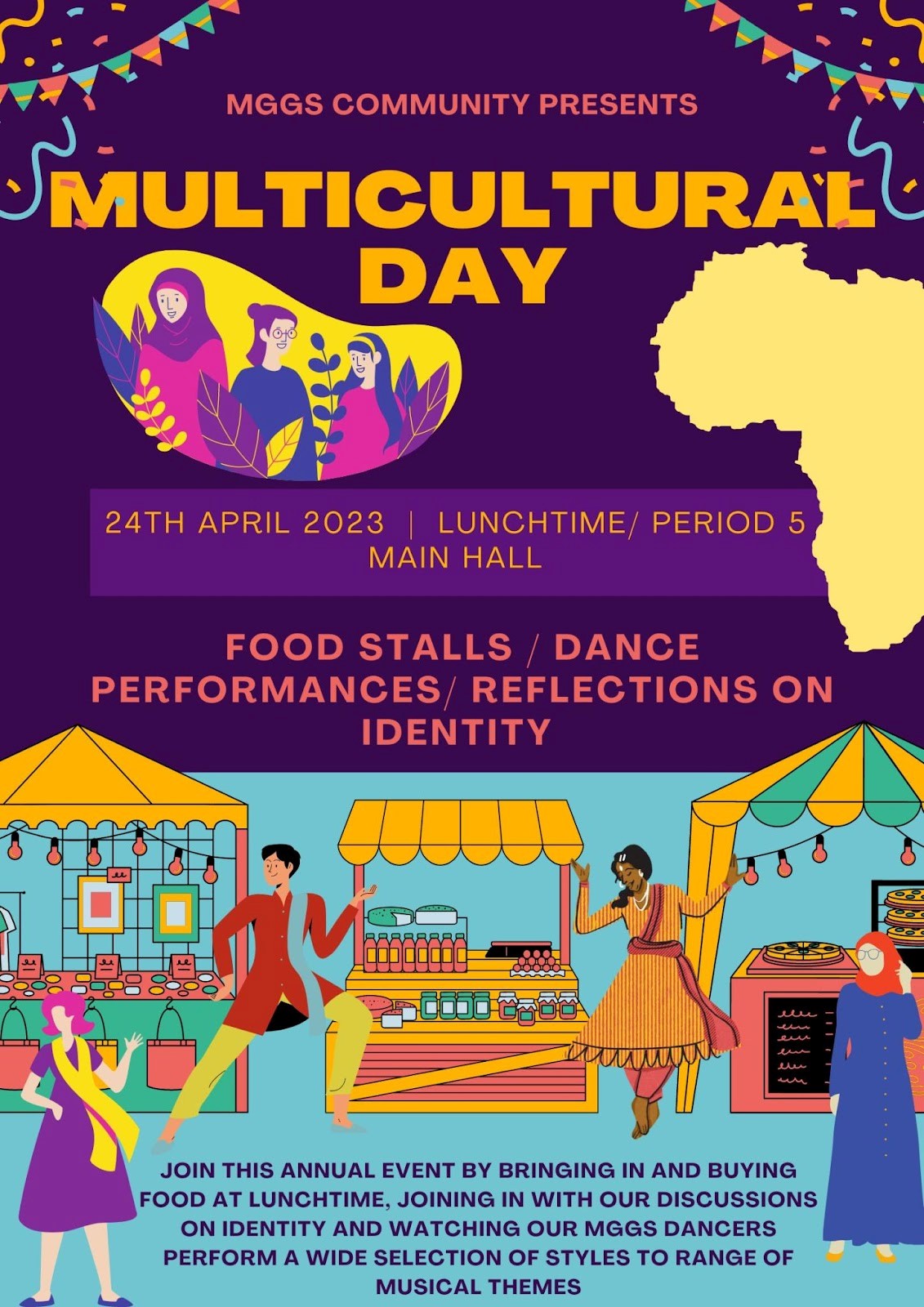 Non-School Uniform - Multicultural Day 24th April 2023 at mggs