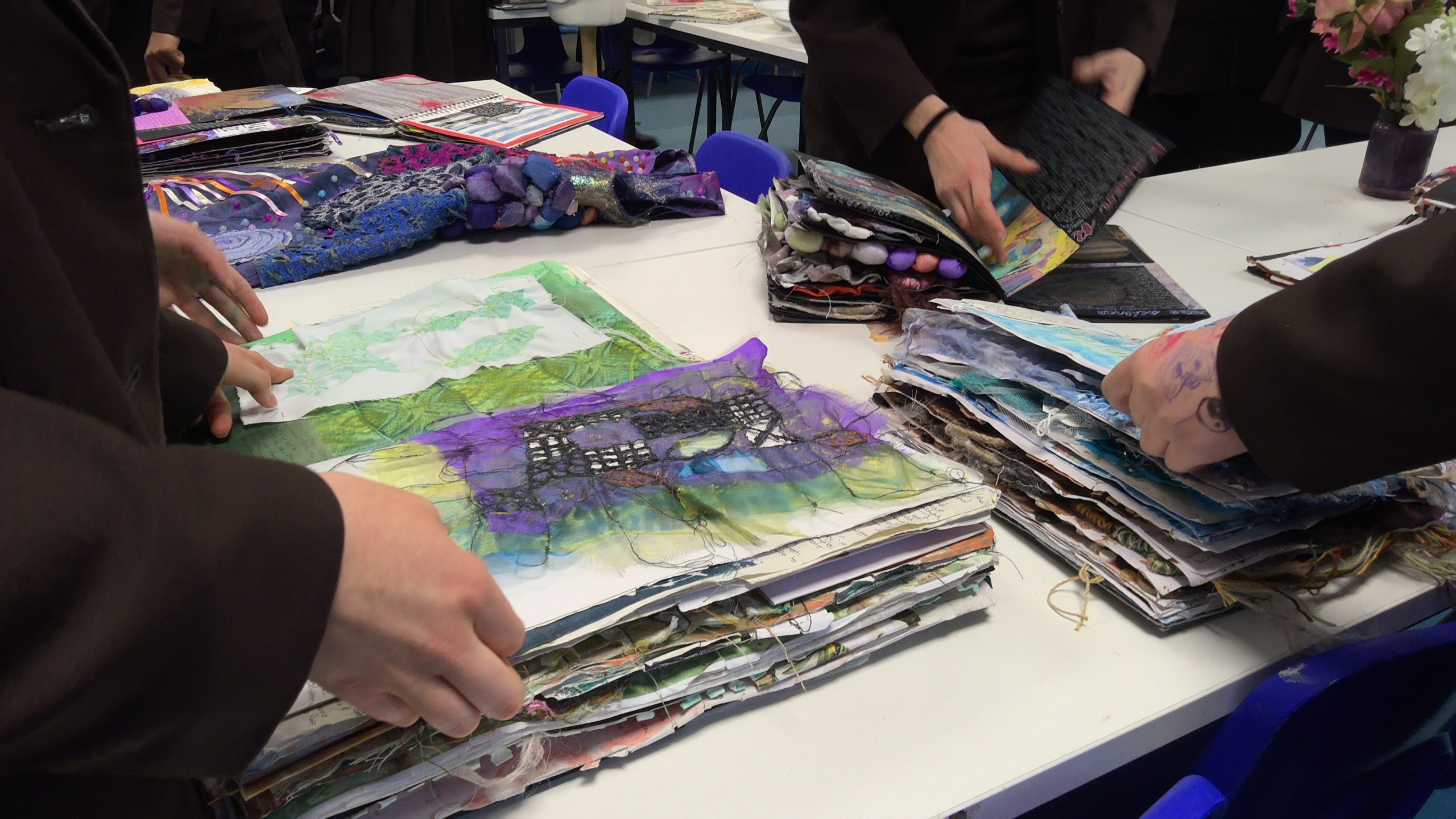 Year 8 & 9 Textiles Social Inspiration and Creativity in Action!