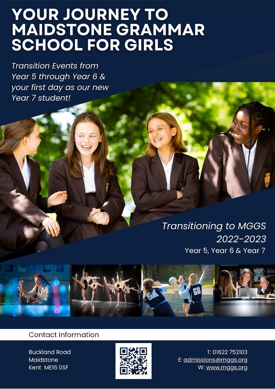 Your Journey to MGGS - Transition Events Years 5, 6 & 7